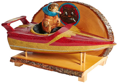 Rusty Squirrel Teapot, 2003 by John Byrd - Auction record, sale price, and art valuation. Compare with similar artists and explore comparable artworks.