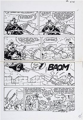 Sample artwork by Daniel Kox (Born 1952), known for comics (l'agent 212) - View similar artists and auction records