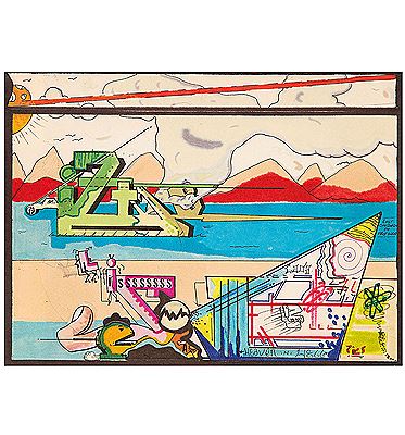 Heaven N Hell, circa 1985 by Iz The Wiz - Auction record, sale price, and art valuation. Compare with similar artists and explore comparable artworks.