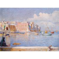 Sample artwork by Olynthe Madrigali (1887 - 1950), known for painting - View similar artists and auction records