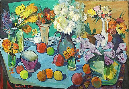 Sample artwork by Harutyun Kalents (1910 - 1967), known for painting - View similar artists and auction records