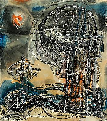 Sample artwork by Andras Rac (Born 1926), known for painting - View similar artists and auction records