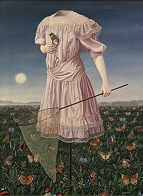 Butterfly Net and Pink Dress
