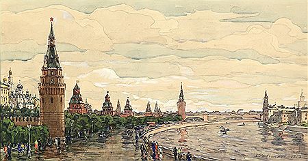 View of the Kremlin from the Moscow River