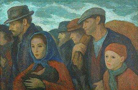 The Emigrants by Julius Bloch - Auction record, sale price, and art valuation. Compare with similar artists and explore comparable artworks.