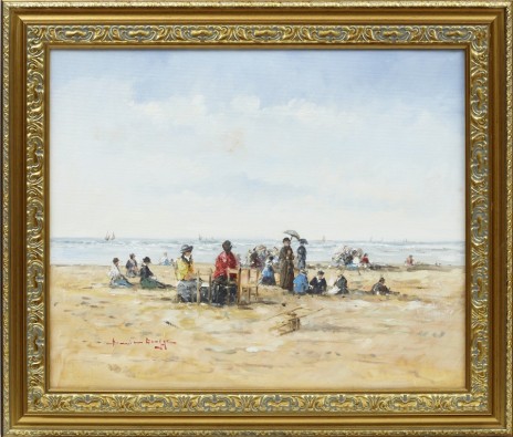 Sällskap på strand