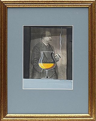 Komposition med cognac by Bo Lundqvist - Auction record, sale price, and art valuation. Compare with similar artists and explore comparable artworks.