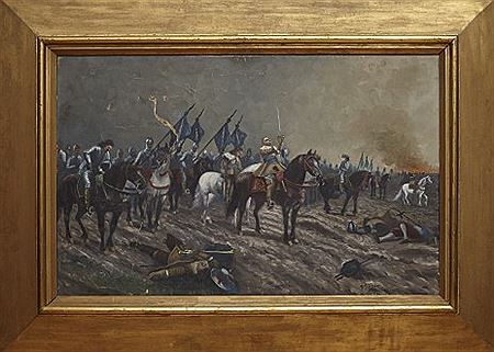 Gustav II Adolf under slaget vid Lützen by Carl Gabriel Wadell - Auction record, sale price, and art valuation. Compare with similar artists and explore comparable artworks.