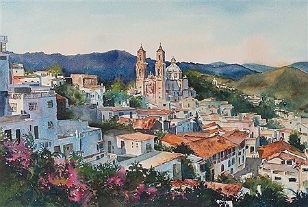 Sample artwork by Edith Maskey (20/21st century), known for landscape, figure and genre painting - View similar artists and auction records