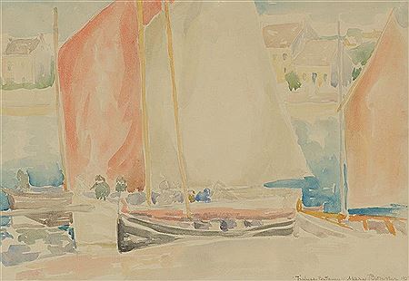 "Fishers in Brittany", 1927