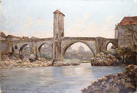 LE PONT D’ORTHEZ by Clement Cortelli - Auction record, sale price, and art valuation. Compare with similar artists and explore comparable artworks.