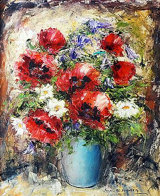 LES COQUELICOTS by Jacques Michel Dunoyer - Auction record, sale price, and art valuation. Compare with similar artists and explore comparable artworks.
