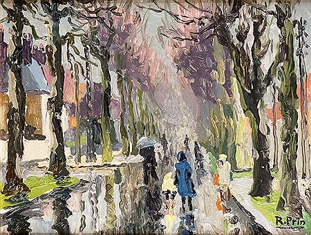RUE SOUS LA PLUIE À VERNON