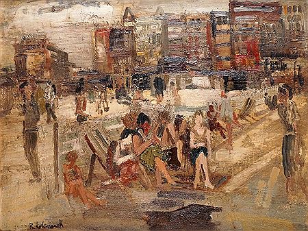 PLAGE DE LA PANNE by Rene De Coninck - Auction record, sale price, and art valuation. Compare with similar artists and explore comparable artworks.