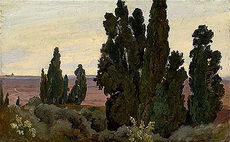 ""Villa d´Este, Cypressen No. 1""