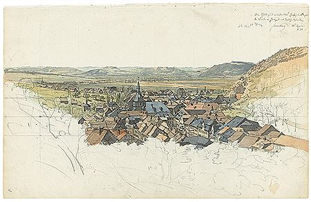 View of the Sonneberg in Thüringen