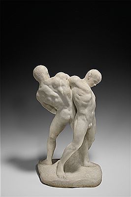 Die Ringer – Ringkampf by Reinhold Begas - Auction record, sale price, and art valuation. Compare with similar artists and explore comparable artworks.