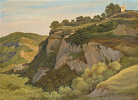 Landschaft oberhalb von Subiaco by Heinrich Reinhold - Auction record, sale price, and art valuation. Compare with similar artists and explore comparable artworks.