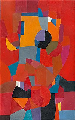 "Figuren Orange" by Hermann Bachmann - Auction record, sale price, and art valuation. Compare with similar artists and explore comparable artworks.