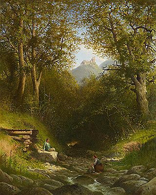 Sample artwork by Adolphe Jean Louis Thomas (mid 19th Century), known for painting - View similar artists and auction records