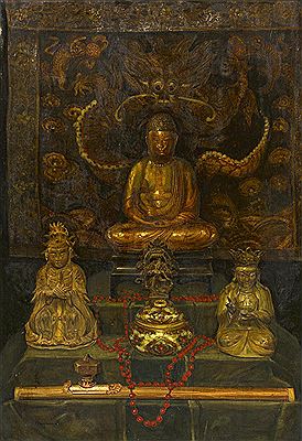 Buddhistischer Altar by Klaus Clausmeyer - Auction record, sale price, and art valuation. Compare with similar artists and explore comparable artworks.