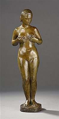 FEMME SE TENANT LES SEINS, 1939-1941