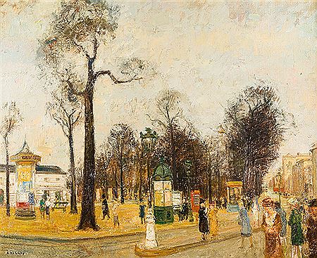 Scène de rue animée à Bruxelles