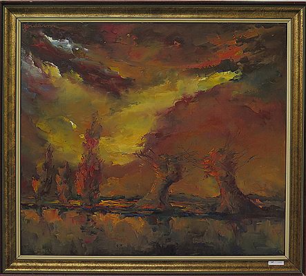 Paysage aux saules by Leo Jordaens - Auction record, sale price, and art valuation. Compare with similar artists and explore comparable artworks.