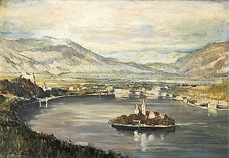 Island Bled by Jan Bohumil Pospisil - Auction record, sale price, and art valuation. Compare with similar artists and explore comparable artworks.