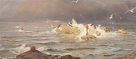 Naiades by Benes Knupfer - Auction record, sale price, and art valuation. Compare with similar artists and explore comparable artworks.