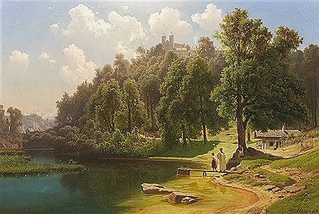 At the monastery Baumburg