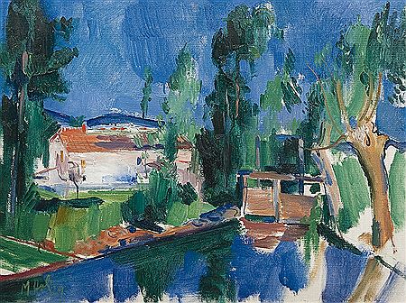 Floodgates in Bavorov by Miroslav Holy - Auction record, sale price, and art valuation. Compare with similar artists and explore comparable artworks.