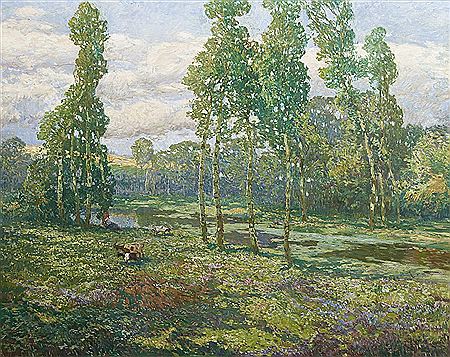 Summer by Josef Ullmann - Auction record, sale price, and art valuation. Compare with similar artists and explore comparable artworks.