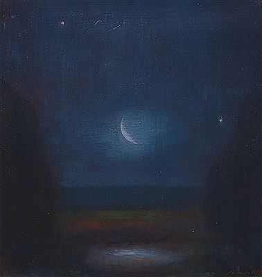 Moonlight by Miloslav Moucha - Auction record, sale price, and art valuation. Compare with similar artists and explore comparable artworks.