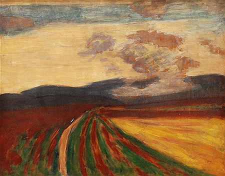 Field road by Miloslav Hegr - Auction record, sale price, and art valuation. Compare with similar artists and explore comparable artworks.