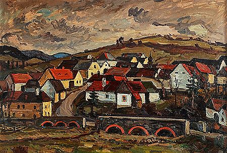 View of a village