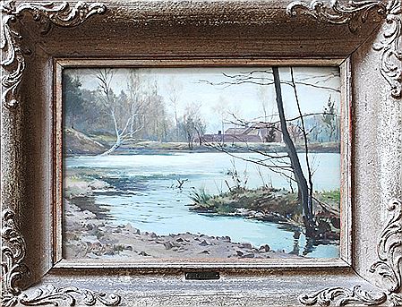 Pond in Zátory by Josef Soukup - Auction record, sale price, and art valuation. Compare with similar artists and explore comparable artworks.