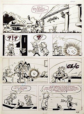 Spirou et Fantasio by Nic Broca - Auction record, sale price, and art valuation. Compare with similar artists and explore comparable artworks.