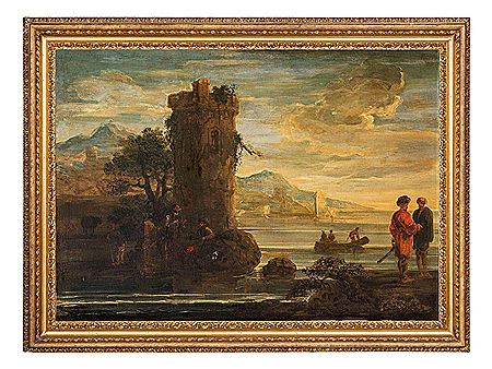 Coastal landscape with tower by Jan De Momper - Auction record, sale price, and art valuation. Compare with similar artists and explore comparable artworks.