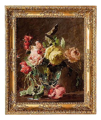 Bouquet di rose in un vaso by Francesco Didioni - Auction record, sale price, and art valuation. Compare with similar artists and explore comparable artworks.