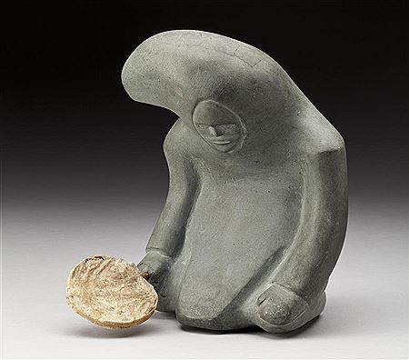 Resting Figure with a Drum by George (Tattener) Tataniq - Auction record, sale price, and art valuation. Compare with similar artists and explore comparable artworks.