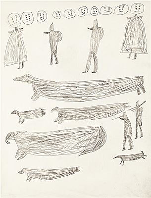Untitled (People, Faces and Animals)
