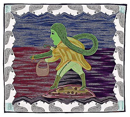 Caribou Transforming into a Beautiful Woman, 2002 by Victoria Mamnguqsualuk - Auction record, sale price, and art valuation. Compare with similar artists and explore comparable artworks.