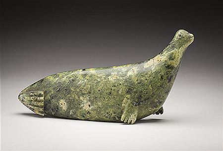 Reclining Seal by Kalai Adla - Auction record, sale price, and art valuation. Compare with similar artists and explore comparable artworks.