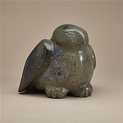 WATCHFUL OWL by Ningeoseak Pudlat - Auction record, sale price, and art valuation. Compare with similar artists and explore comparable artworks.