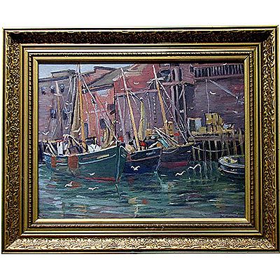 FISH BOATS AN CANNERIES IN PORTLAND MAINE