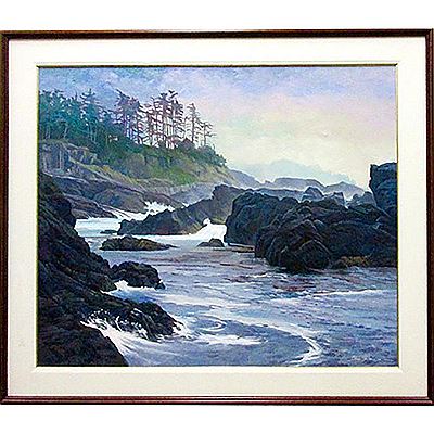UNTITLED (ROCKY SHORE) by Gerald Sevier - Auction record, sale price, and art valuation. Compare with similar artists and explore comparable artworks.