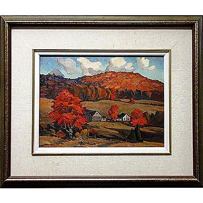 OCTOBER HILLS (NEAR PALMER RAPIDS) by Walter Coucill - Auction record, sale price, and art valuation. Compare with similar artists and explore comparable artworks.