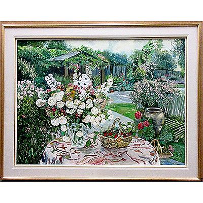 TERRASSE EN BRETAGNE by Yvette Boulanger - Auction record, sale price, and art valuation. Compare with similar artists and explore comparable artworks.