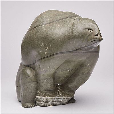 Sample artwork by Johnny Meeko Sr (Born 1933), known for inuit art - View similar artists and auction records